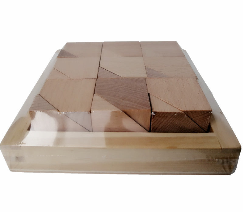 Bamboo Puzzle Block Set