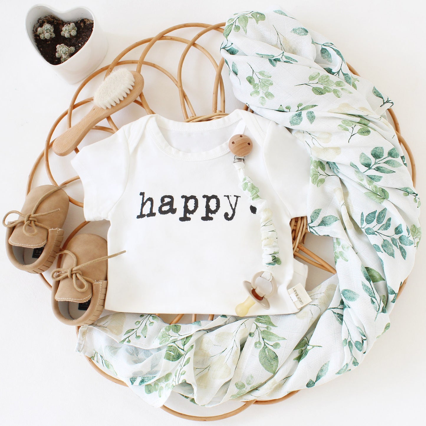 Bamboo-Cotton Baby Swaddle Blanket