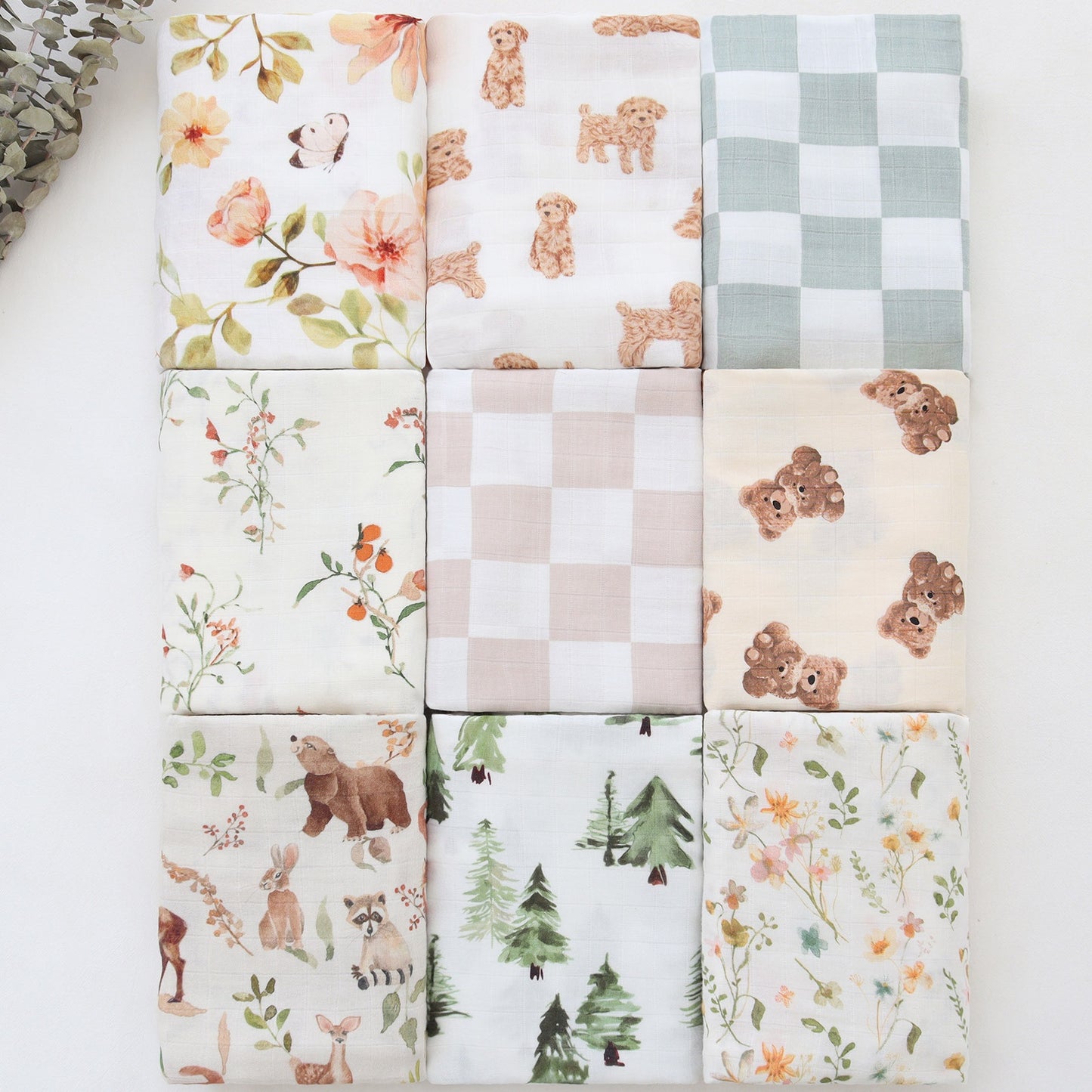 Bamboo-Cotton Baby Swaddle Blanket