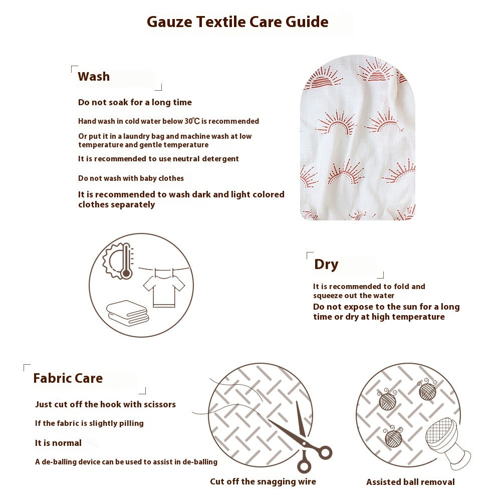 Bamboo-Cotton Baby Swaddle Blanket