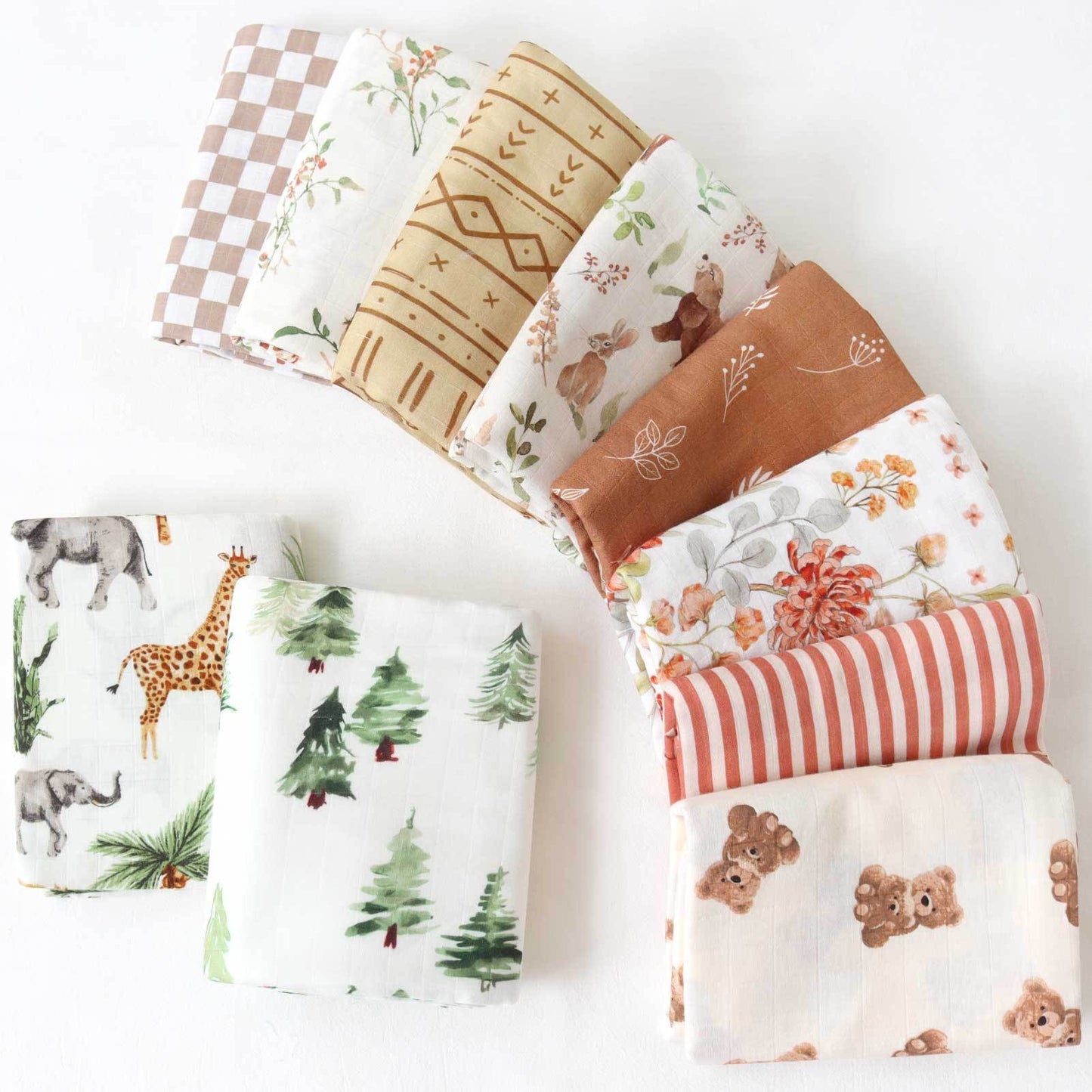 Bamboo-Cotton Baby Swaddle Blanket