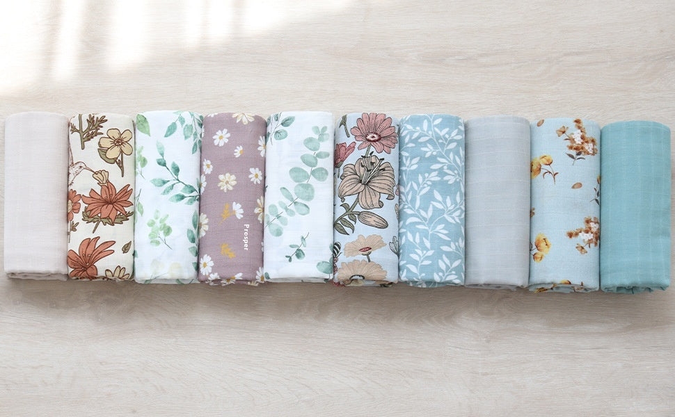 Bamboo-Cotton Baby Swaddle Blanket