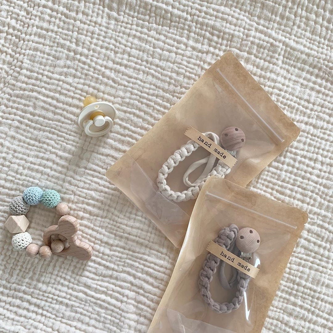 Handmade Dummy Clips & Teethers