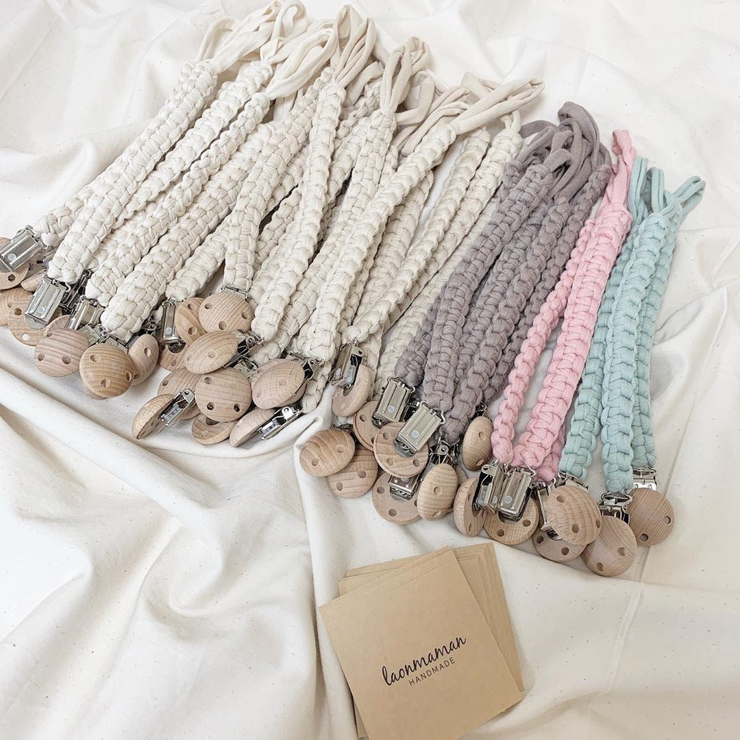 Handmade Dummy Clips & Teethers